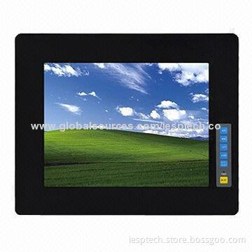 10.4-inch Industrial LCD PC Monitor,USB/RS232 Touchscreen, VESA & Panel Mount, 12V DC IN, OEM/ODM